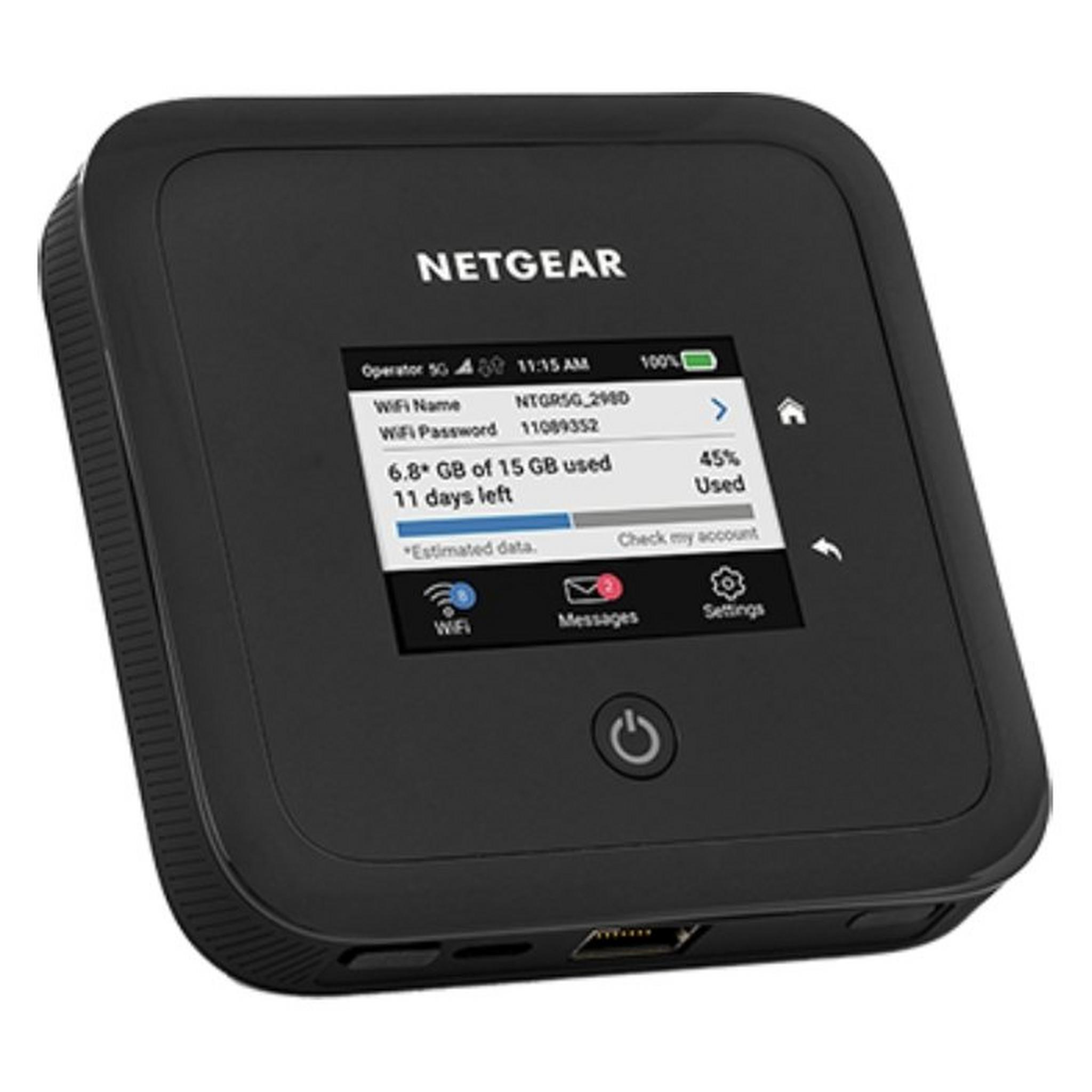 Netgear Nighthawk 5G Wifi 6 Mobile Router , MR5200 - Black