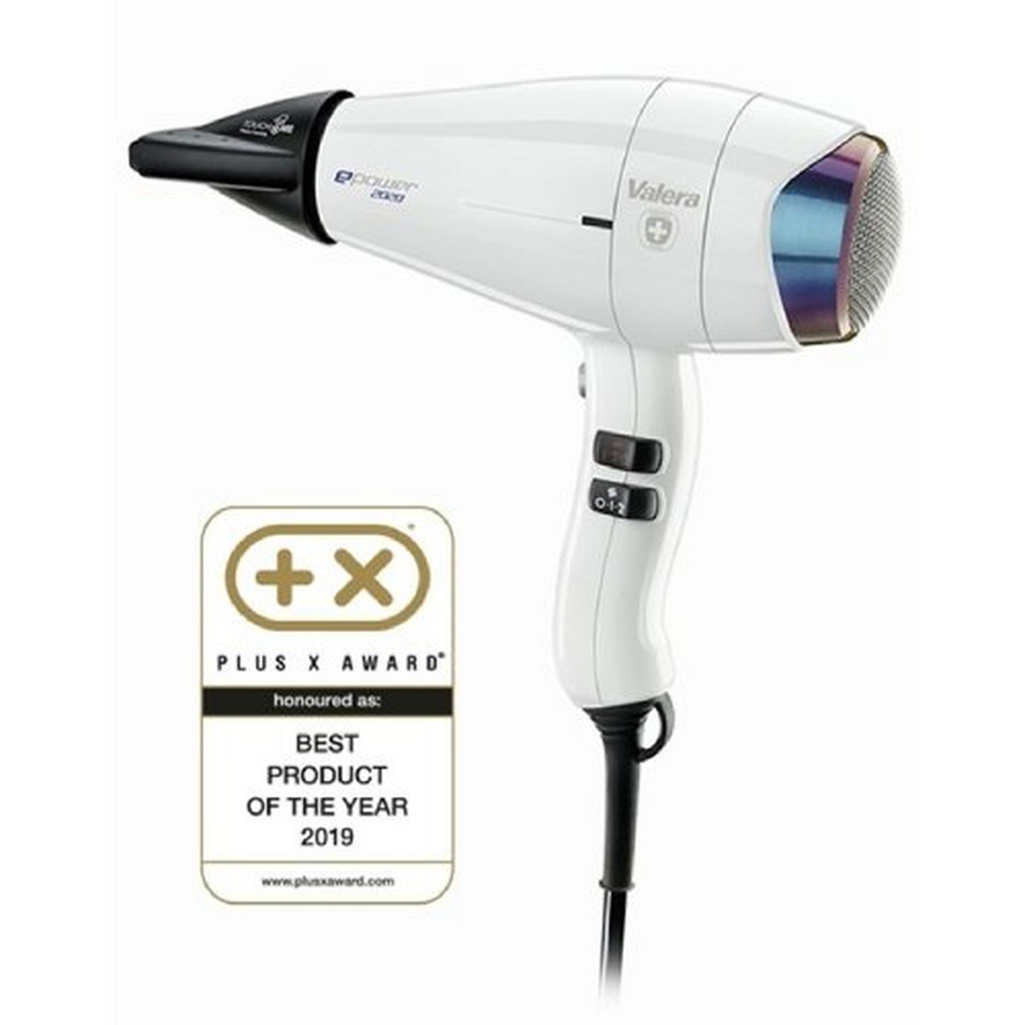 Valera Hair Dryer 1600W Ionic Rotocord (EP2020D) - Pure White