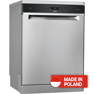 Buy Whirlpool free-standing dishwasher, 8 programs, 14 settings, wfc 3c33 pf x uk - inox in Kuwait