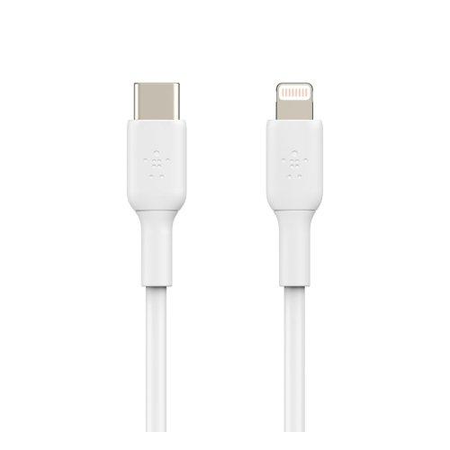 Buy Belkin boost charge usb-c to lightning 1m cable - white in Kuwait