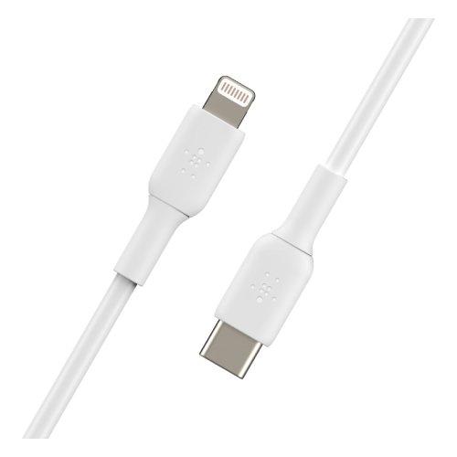 كابل بوست شارج يو اس بي -سي إلى لايتنينج 1 متر من بلكين - أبيض