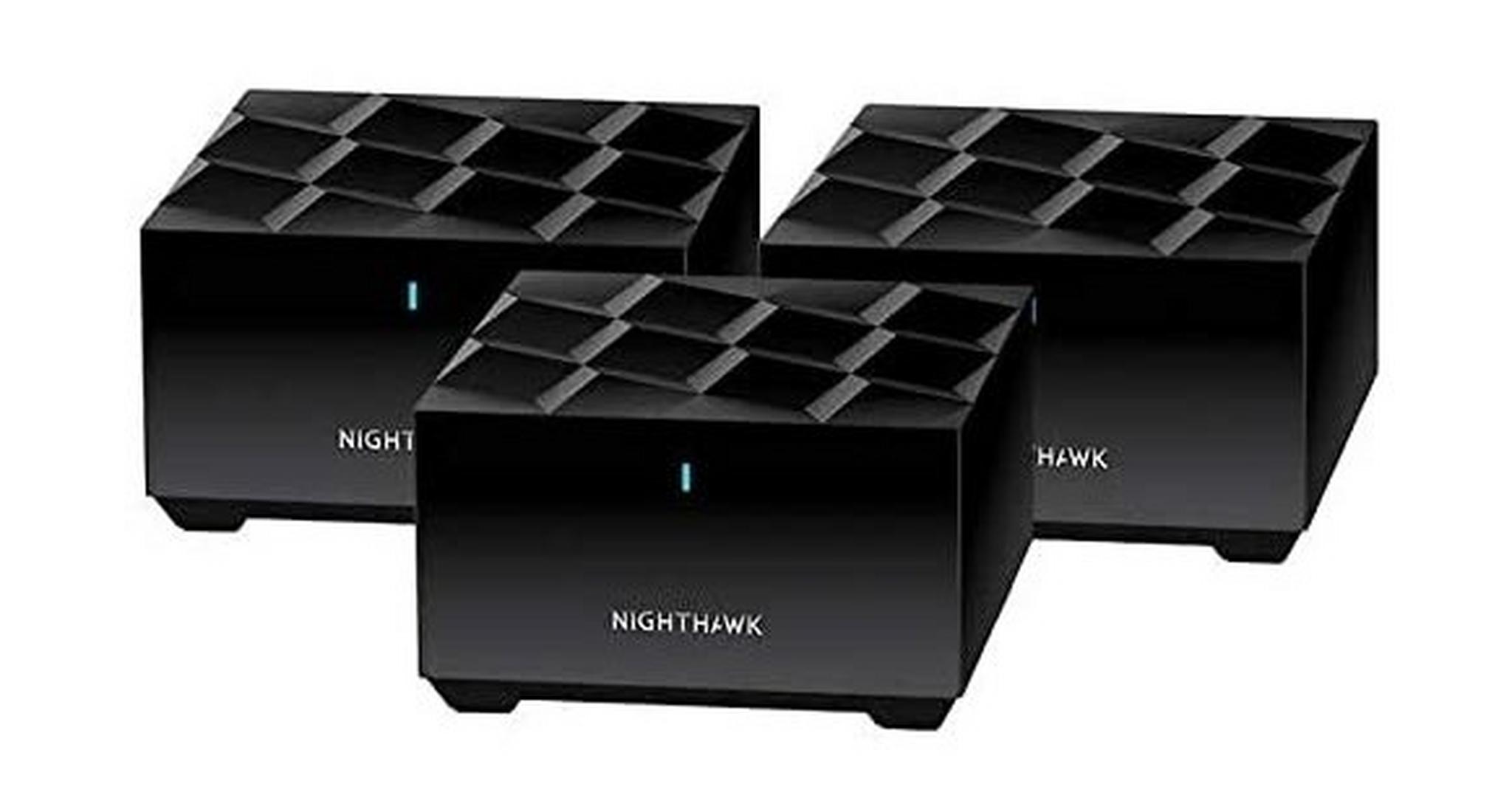 Netgear Nighthawk Whole Home Mesh WiFi 6 System, 3-Pack - (MK63-100NAS)