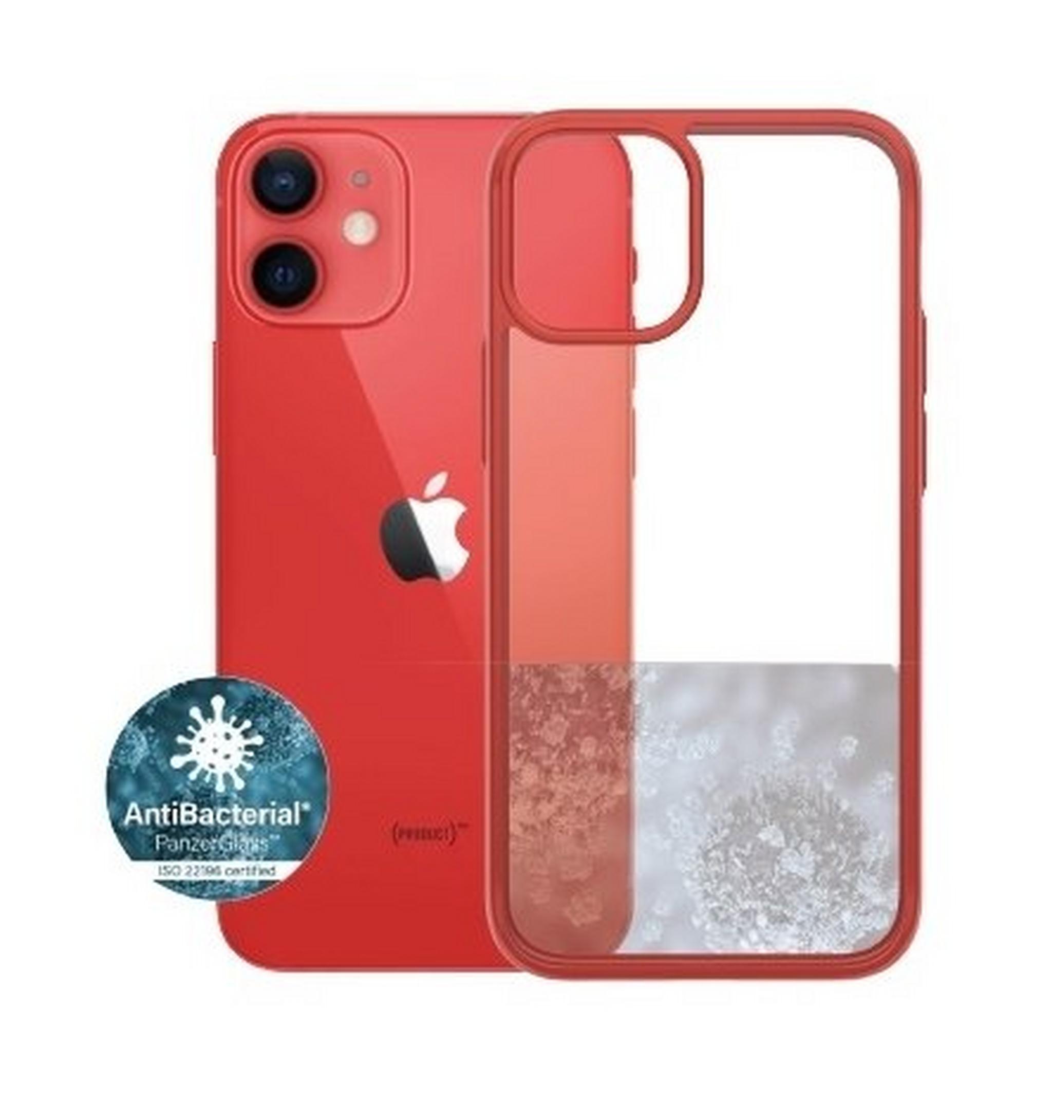 Panzer iPhone 12-12 Pro Anti-Bacterial Case - Red