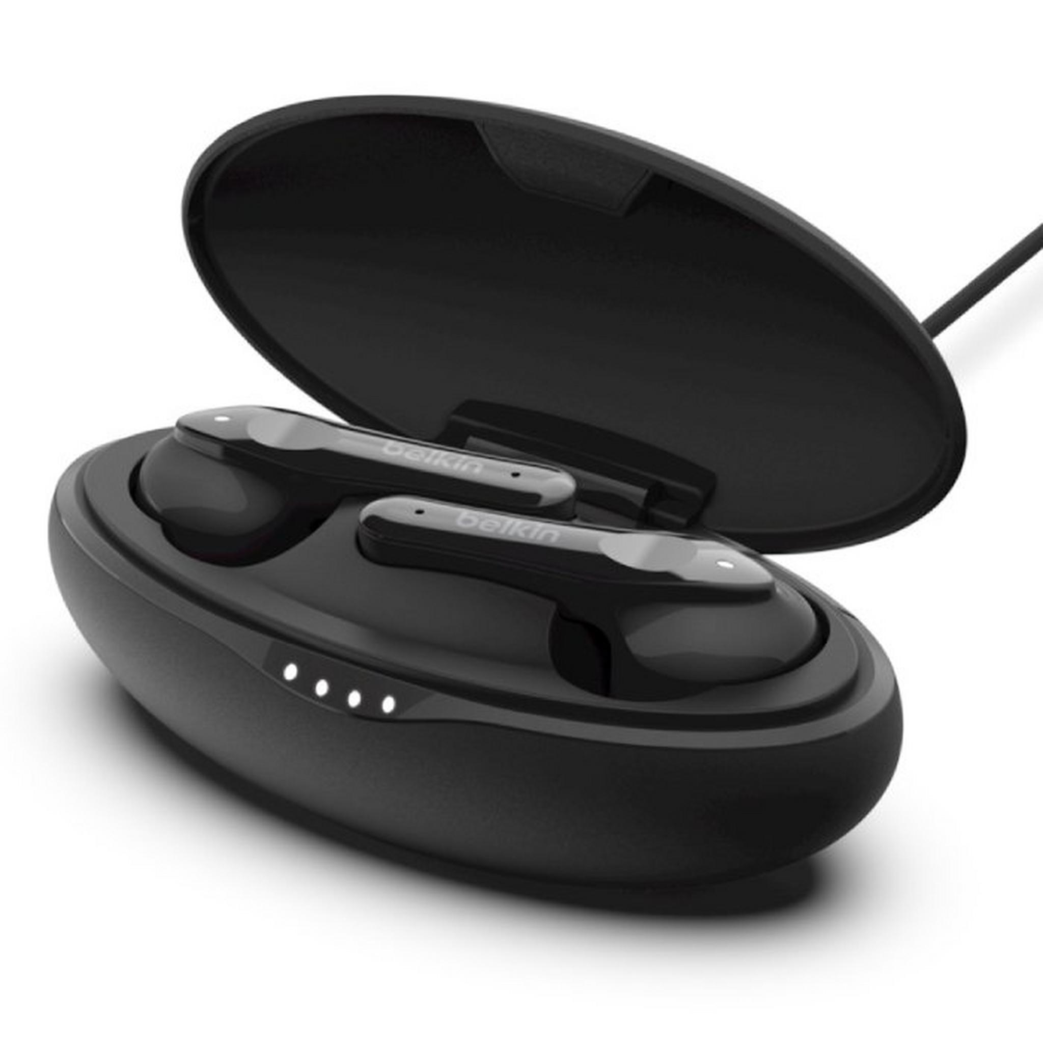 Belkin SoundForm Move Plus True Wireless Earbuds - Black