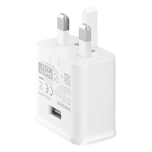 محول الطاقة للسفر بقوة 15 واط ميكرو يو اس بي من سامسونج - أبيض