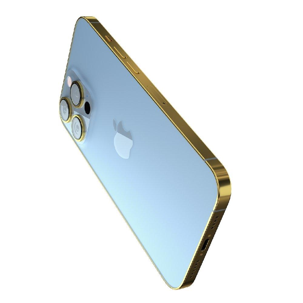 ايفون 13 برو بسعة 256 جيجابايت من جيفوري مطلي ذهب - ازرق