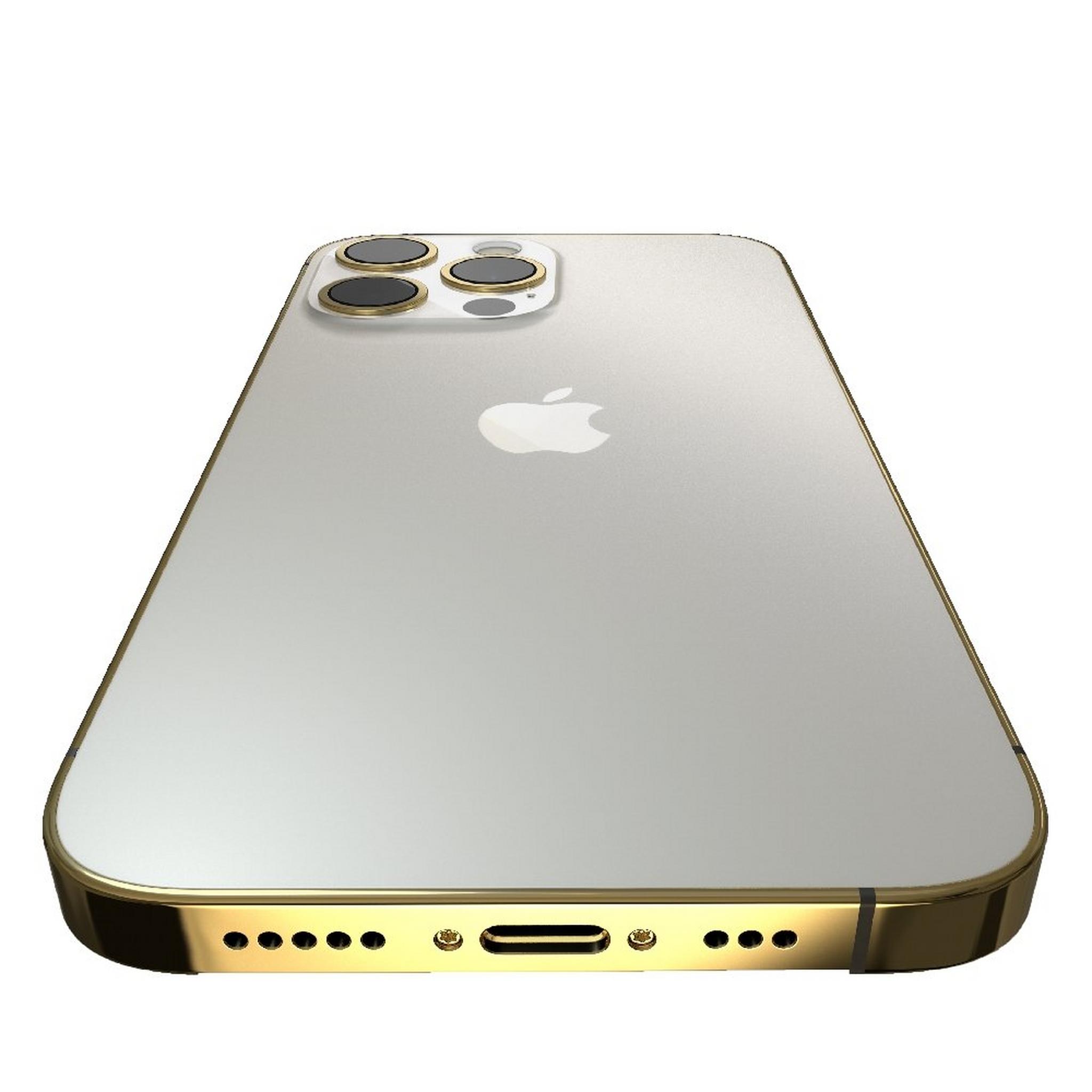 Givori iPhone 13 Pro 256GB Gold Plated Frame - Silver