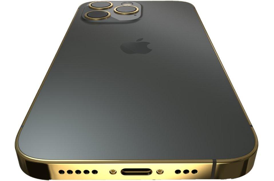 Givori iPhone 13 Pro Max 256GB Gold Frame -  Grey
