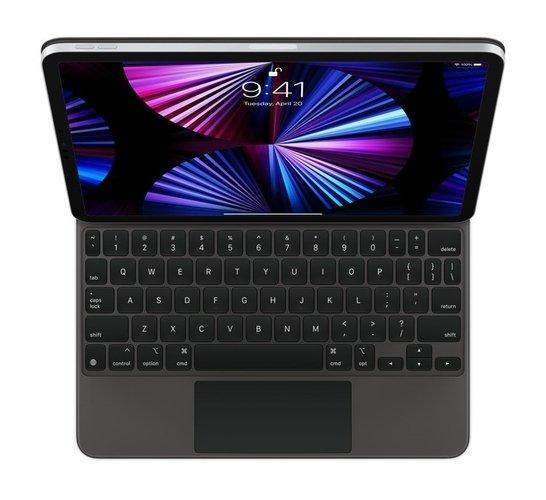 Buy Apple magic arabic keyboard for ipad pro 12. 9-inch 5th gen, mjqk3ab/a - black in Kuwait