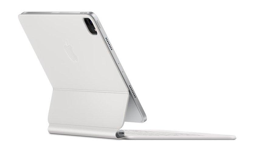 لوحة مفاتيح ماجيك العربية لأيباد برو الجيل الخامس مقاس 12.9 بوصة من آبل، MJQL3AB/A - أبيض