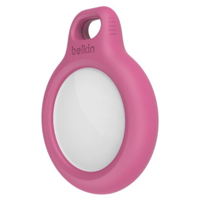 Belkin AirTag Secure Holder W/Key Ring – Pink
