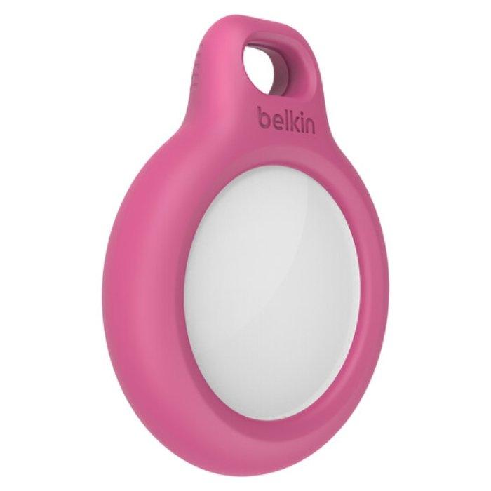 Belkin AirTag Secure Holder W/Key Ring – Pink