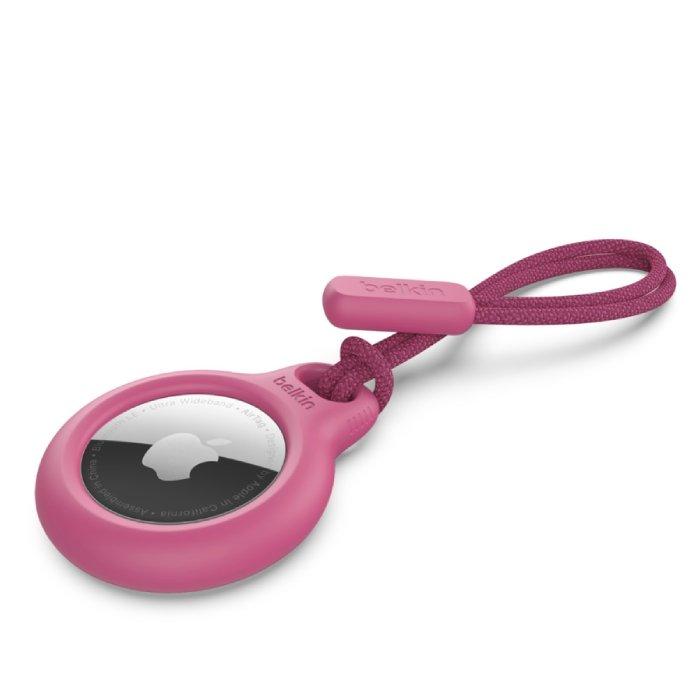 Belkin AirTag Secure Holder W/Strap – Pink