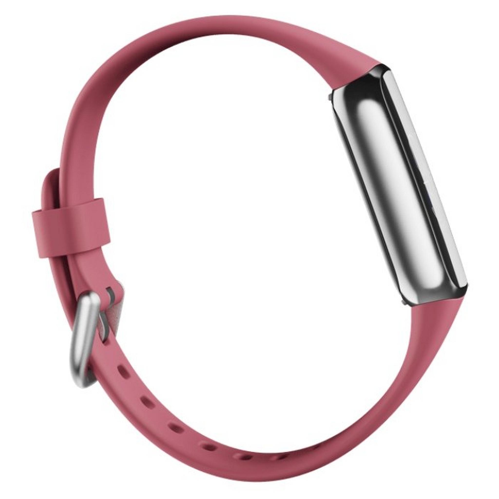 Fitbit Luxe Activity Tracker - Platinum/Orchid