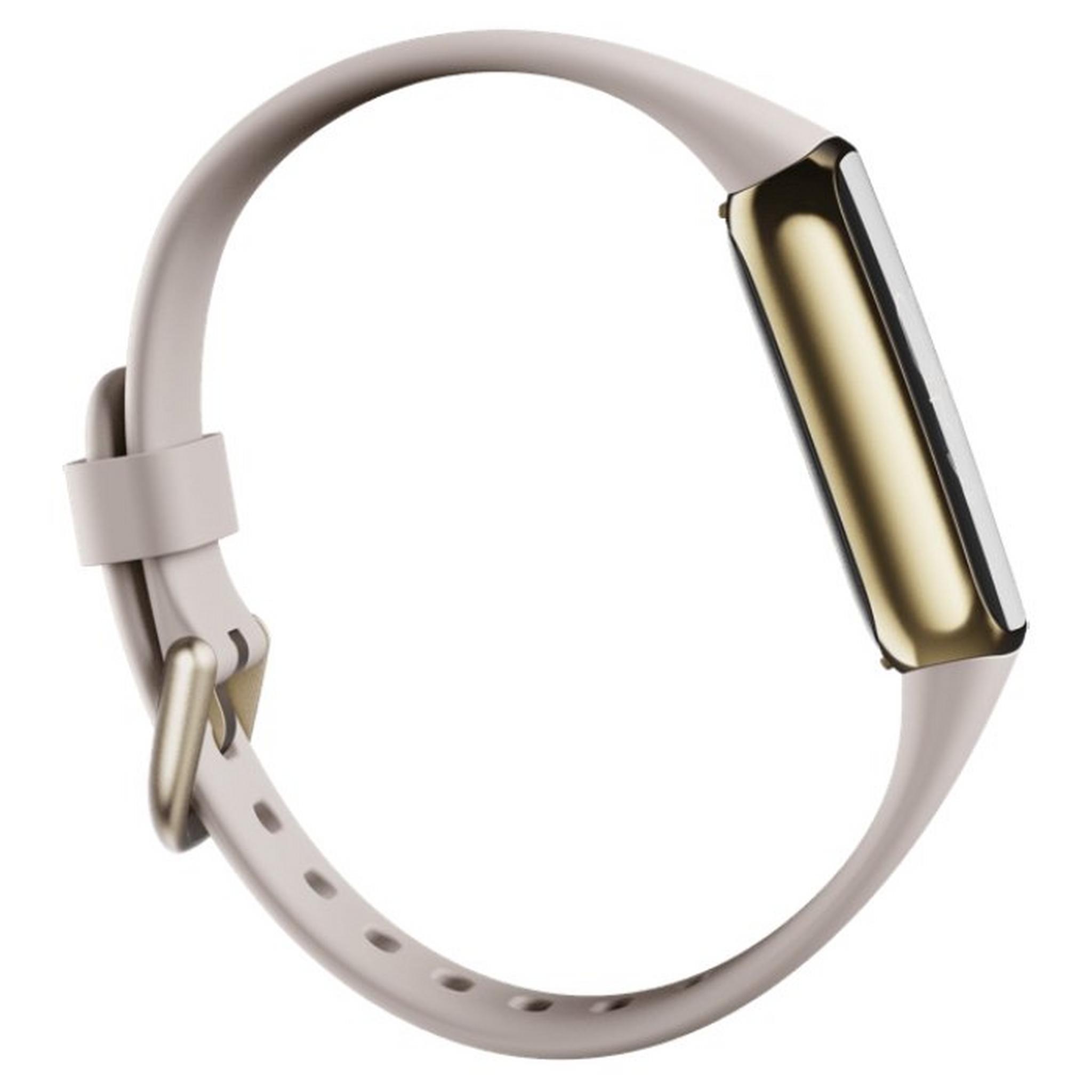 Fitbit Luxe Activity Tracker - Soft Gold/White