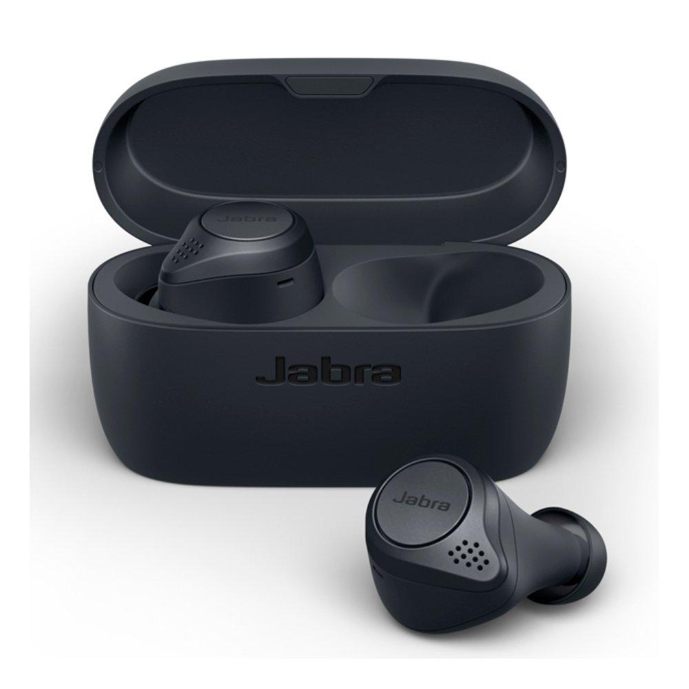 سماعة اليت 85تي لاسلكية حرة، مع تقنية إلغاء الصوت الفعالية من جابرا -رمادي