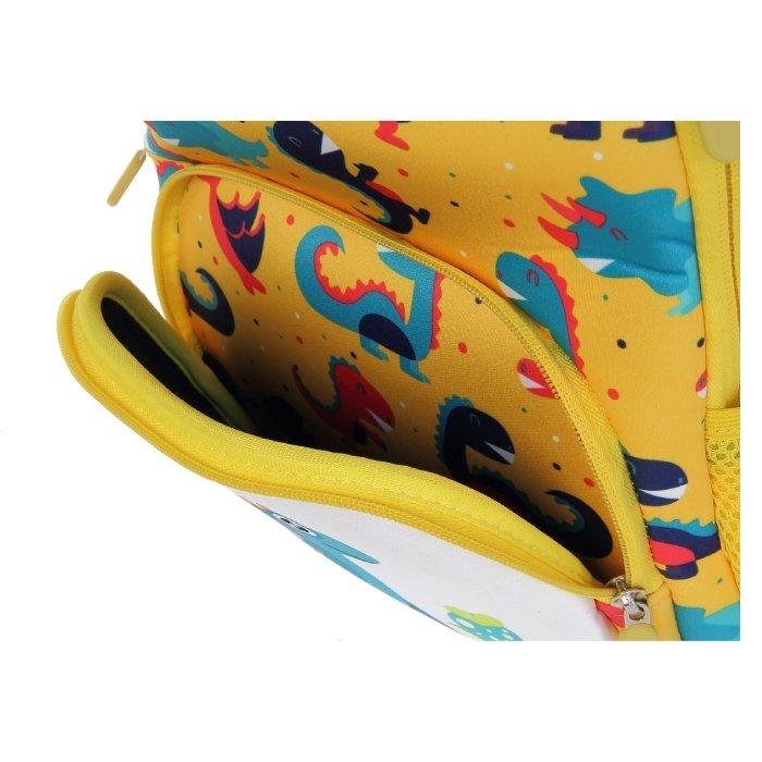 EQ Kids 3 in 1 Dino Backpack Set - Yellow (Large)