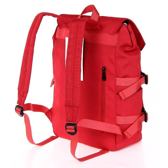 حقيبة 4 احزمة بحجم 15.6 بوصة من اي كيو - احمر