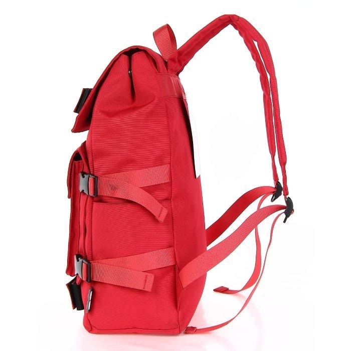 حقيبة 4 احزمة بحجم 15.6 بوصة من اي كيو - احمر