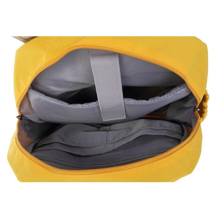 EQ 15.6" School Backpack - Yellow/White