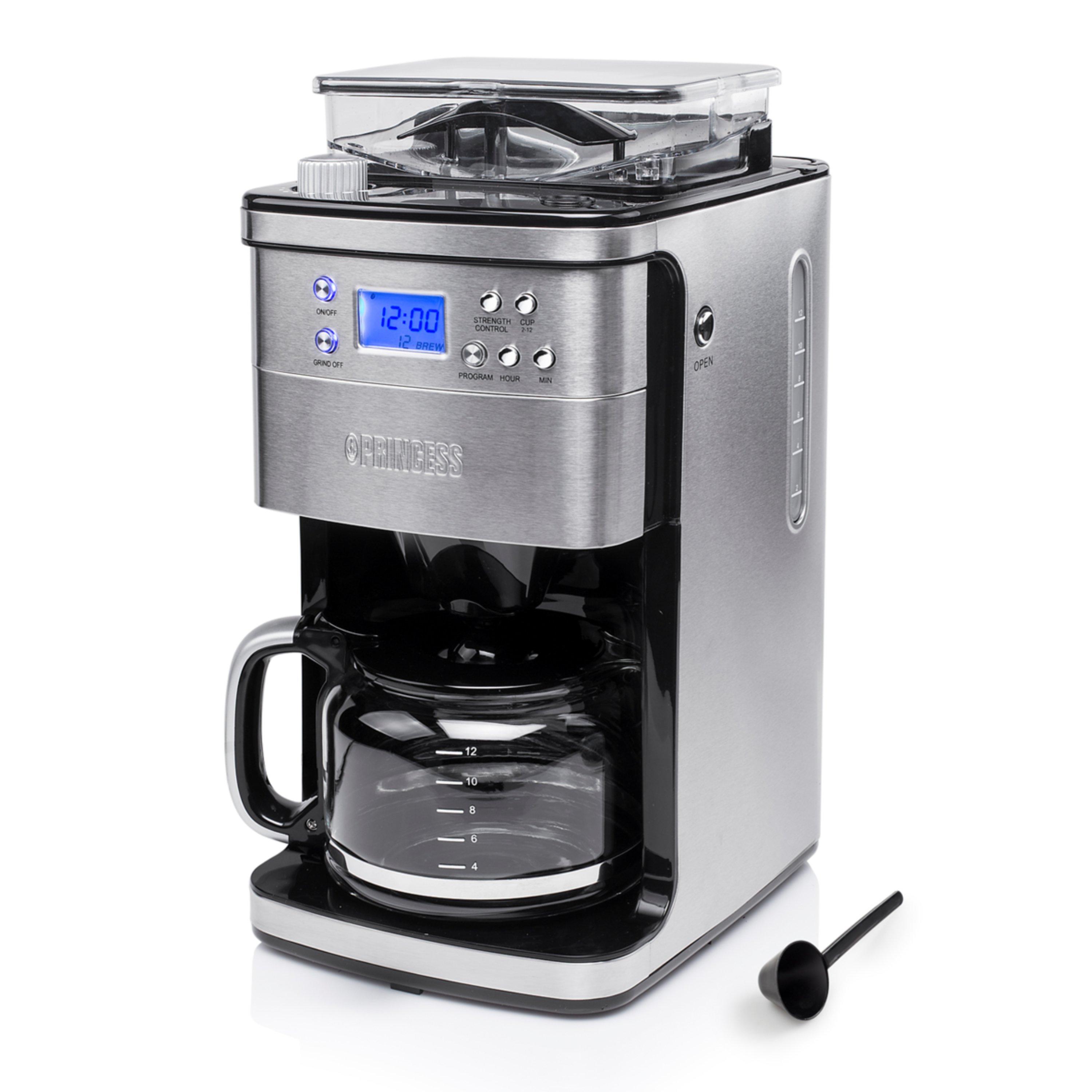 Princess 1.5L Coffee Maker & Grinder - 249406