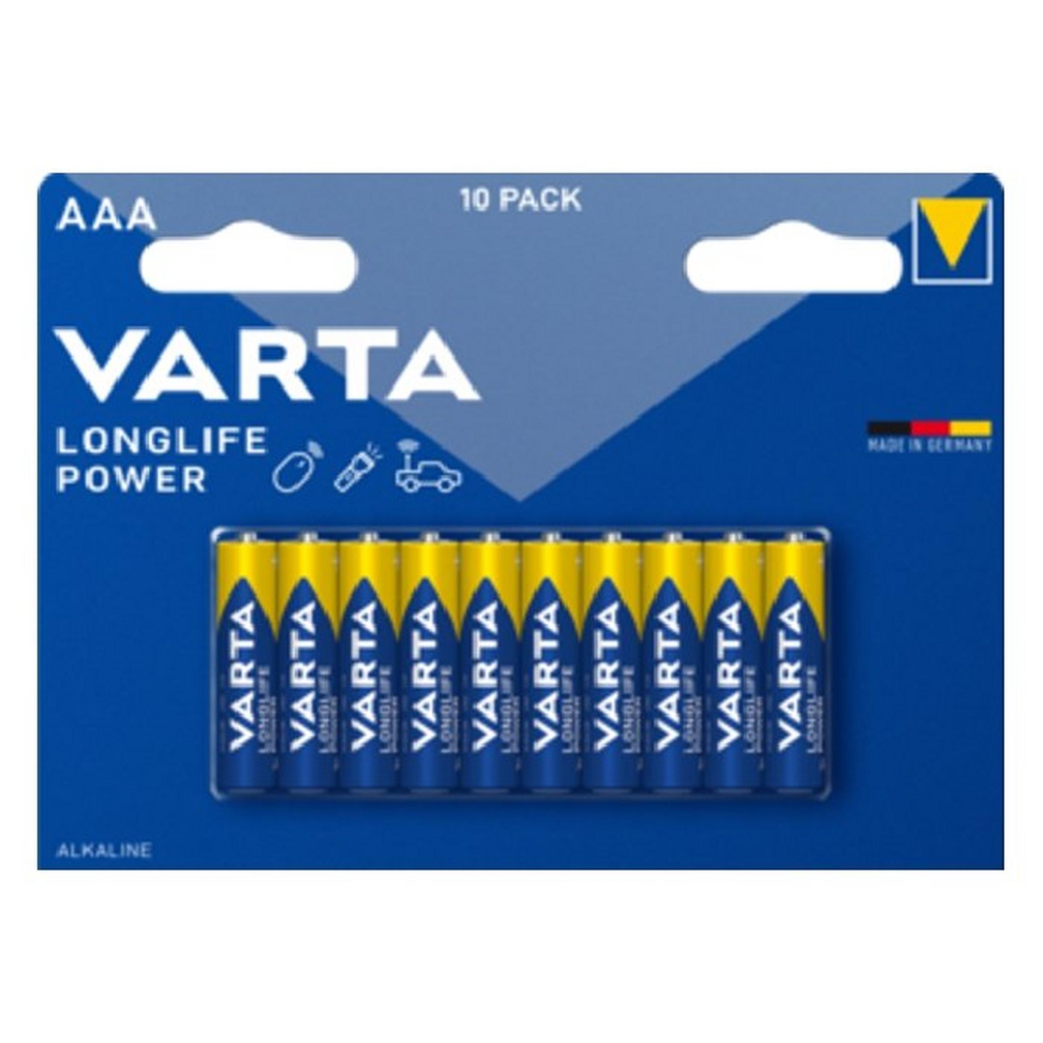 Varta Longlife Power AAA Blister 10 Pcs Battery