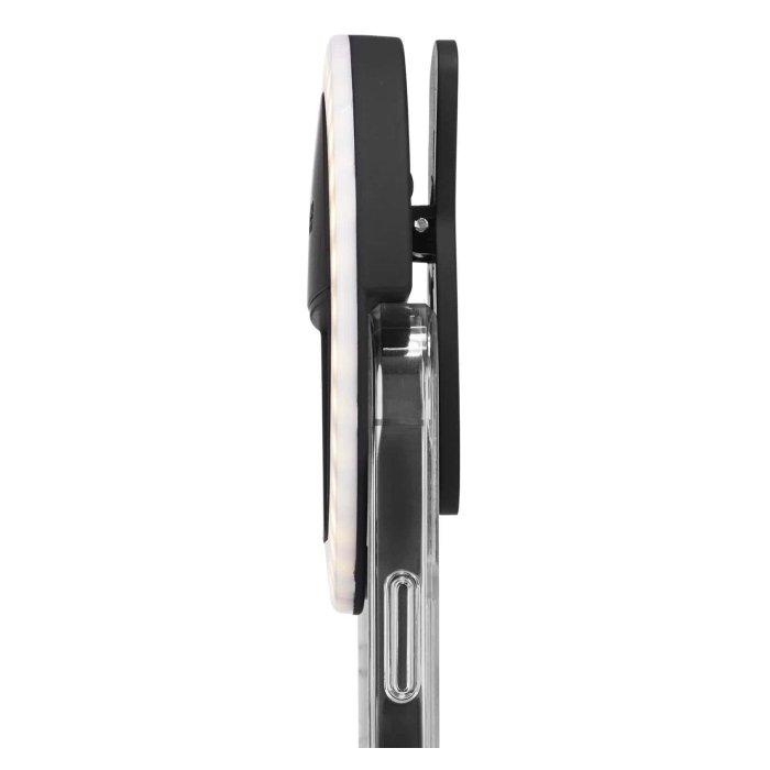 ضوء فلاش لومي ستوديو بمشبك - اسود