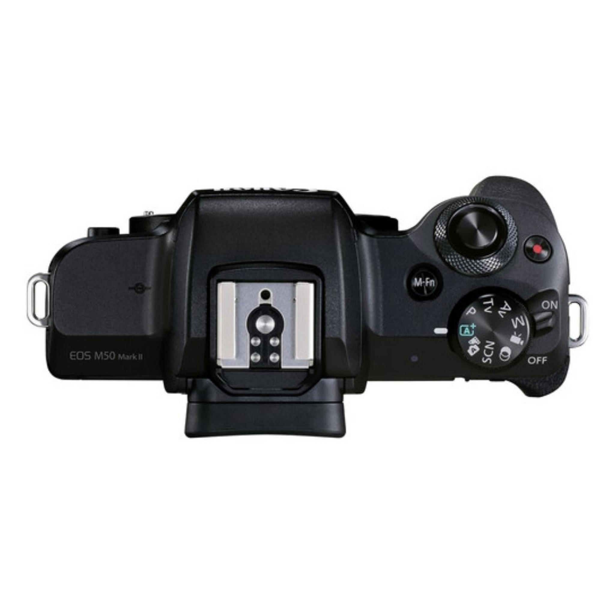 Canon EOS M50 Mark II Mirrorless Camera - Black