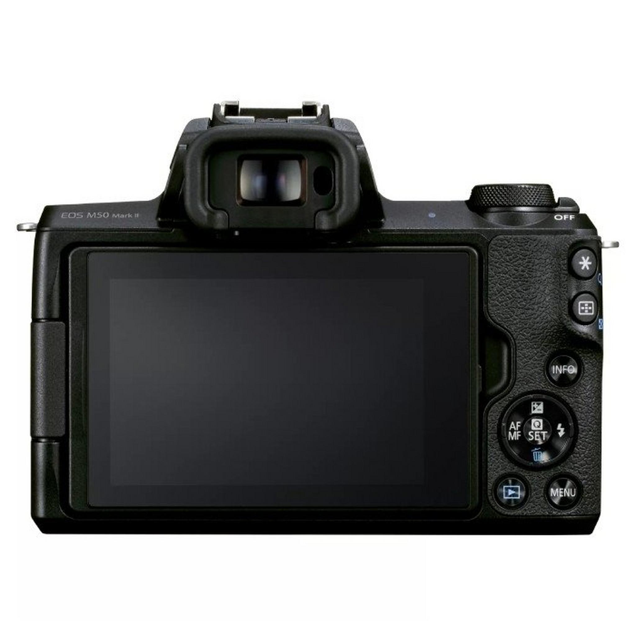 Canon EOS M50 Mark II Premium Vlogger Kit - Black