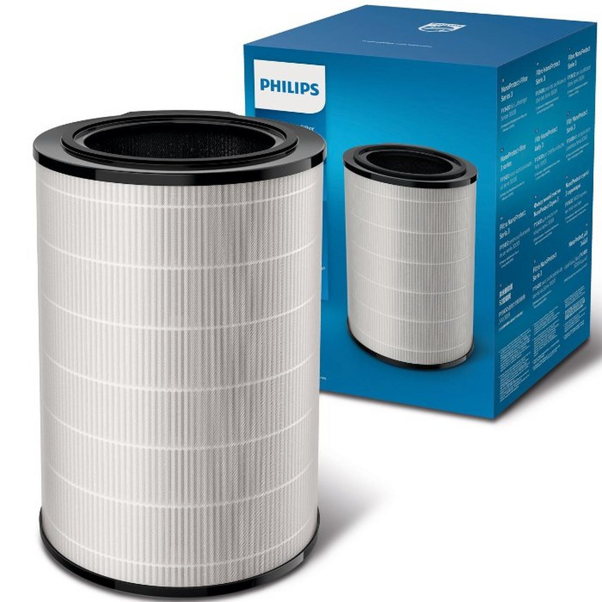 Philips Nanoprotect Dust/Bacteria Filter Series 3 for Air Purifier Series 3000i, FY3430/30 - Silver