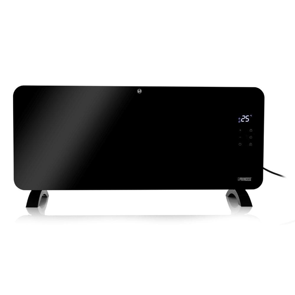 Princess Smart Glass Heater (342000) - Black
