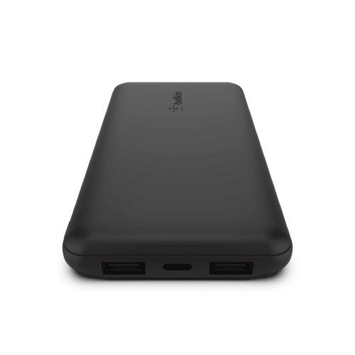 Belkin 10000mAh 15W Power Bank + USB-A to USB-C Cable - Black