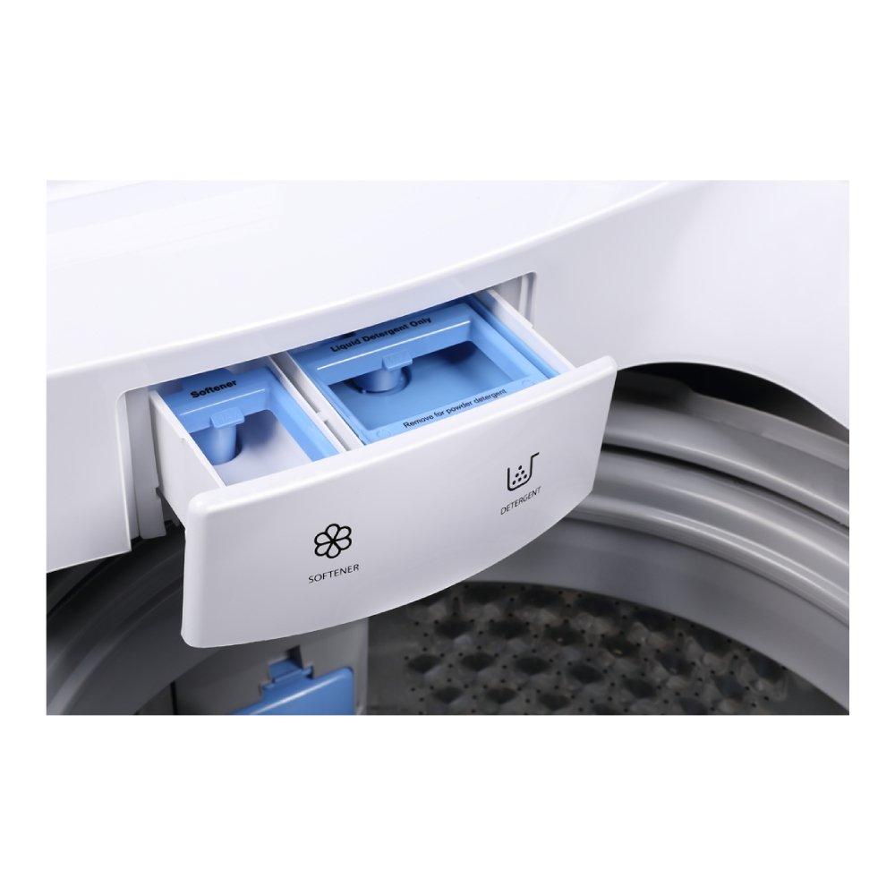 غسالة توشيبا تعبئة علوية، سعة 8 كغم، AW-J900DUPB(WW) – أبيض