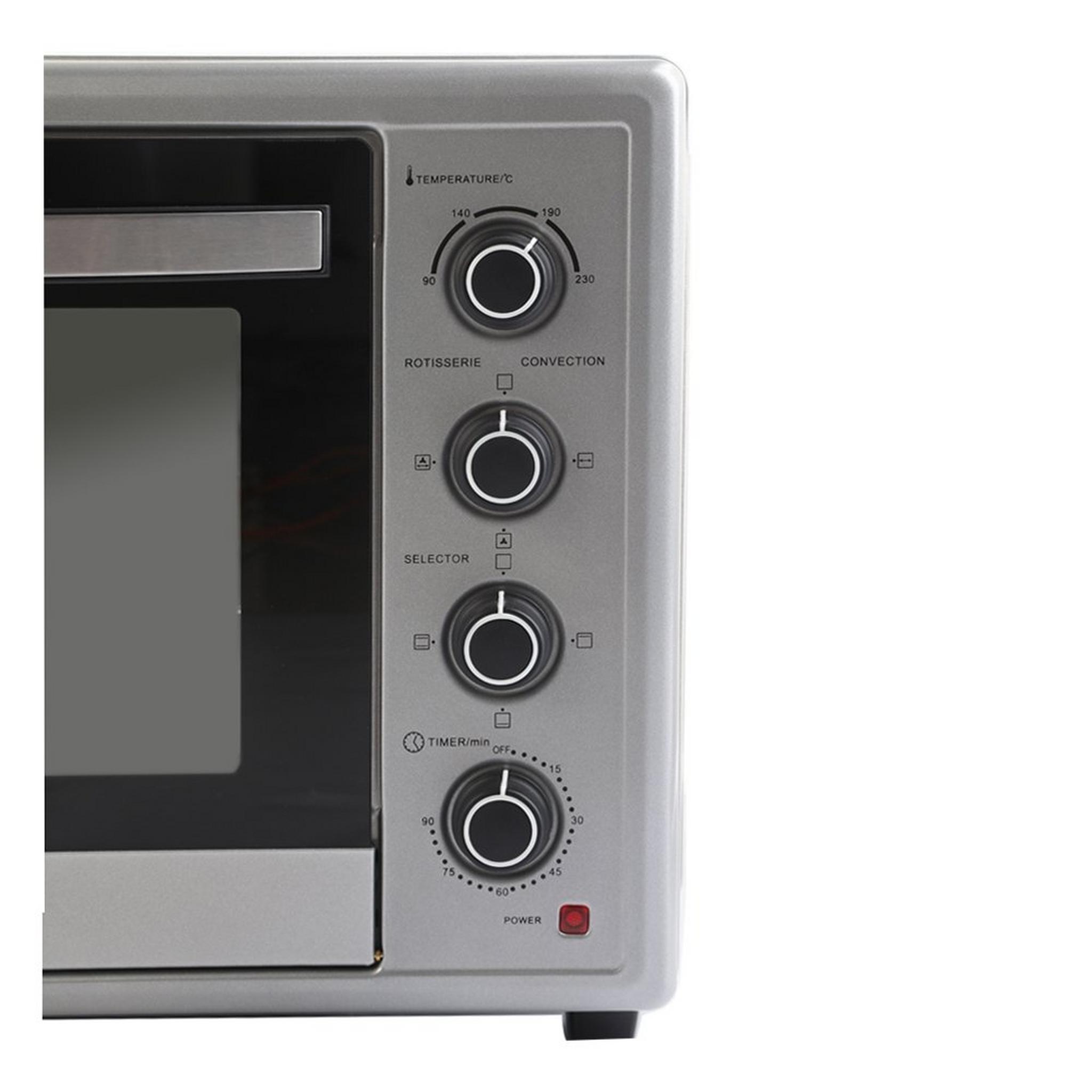 Wansa Electric Oven, 2700W, 100L, KR-L100RCL - Silver
