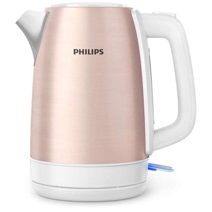 Buy Philips 1850-2200w 1. 7l kettle - pink (hd9350/95) in Kuwait