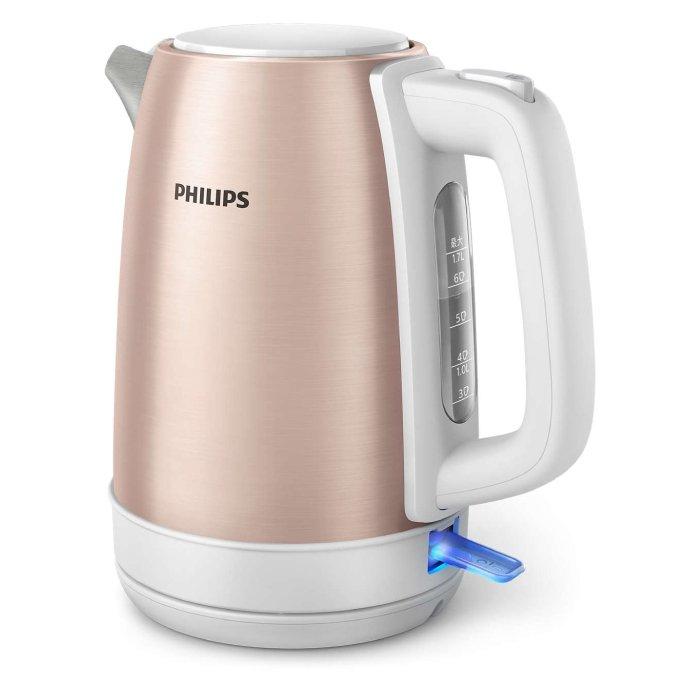 Philips Kettle, 2200W, 1.7L, HD9350/95 - Pink