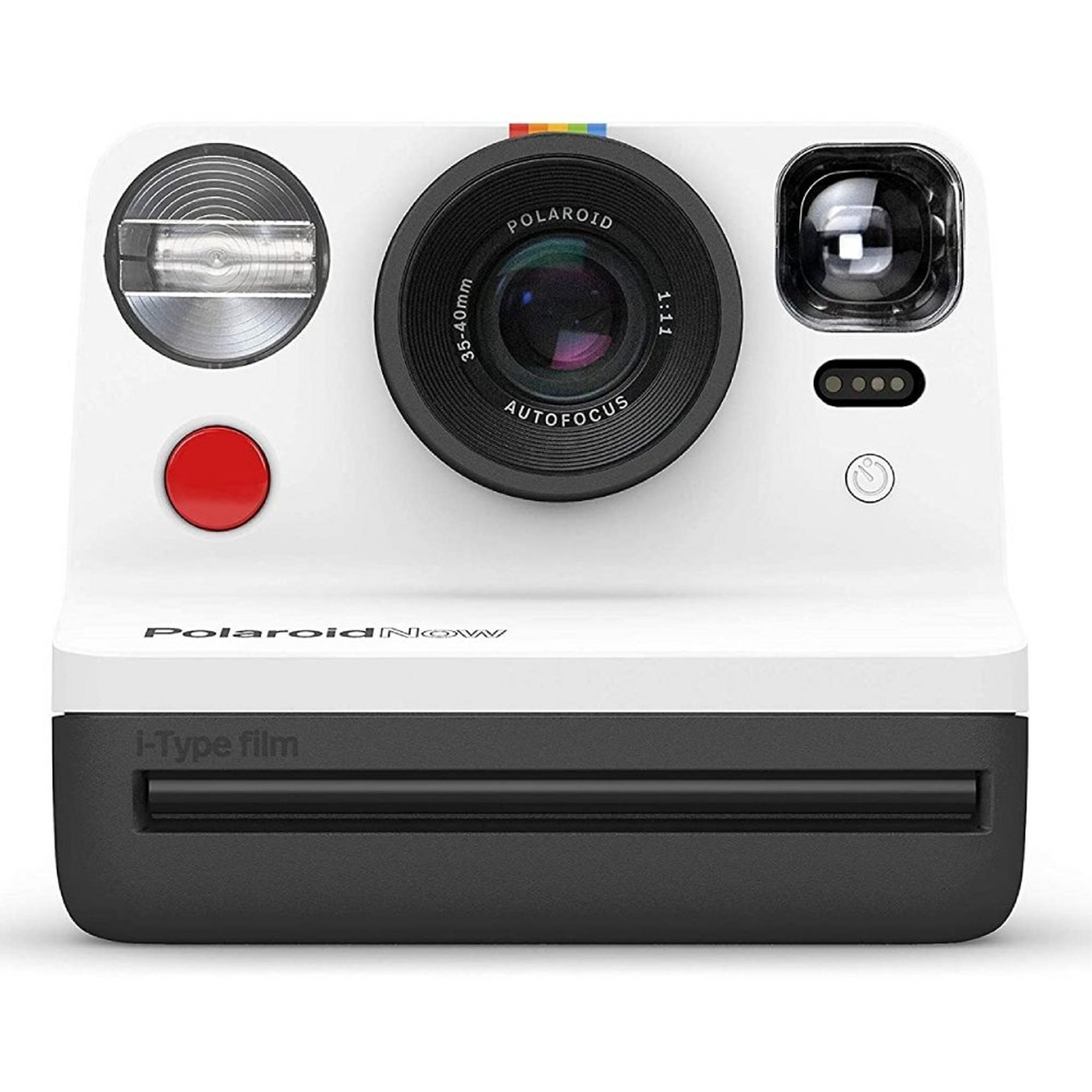 Polaroid Now Instant Film Camera - Black and White
