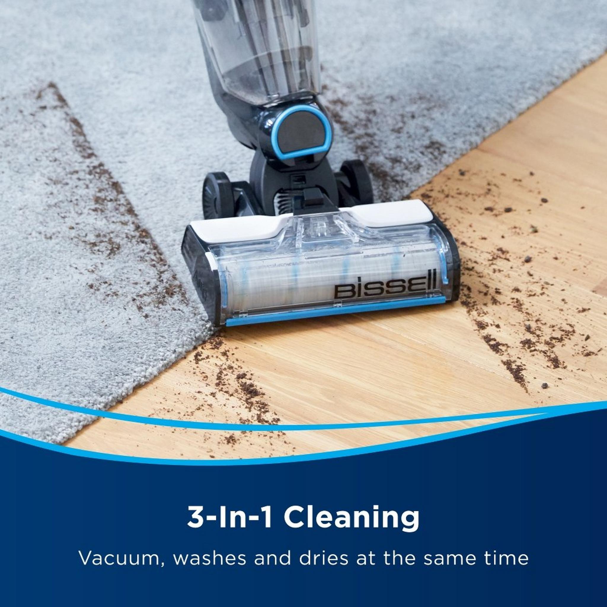 BISSELL l CrossWave Cordless Max (2767E),  3 in 1 Cordless Cleaning Power,  Vacuum, Wash & Dry, Multi-Surface Cleaning, with Two-Tank Technology and Self-Cleaning Cycle