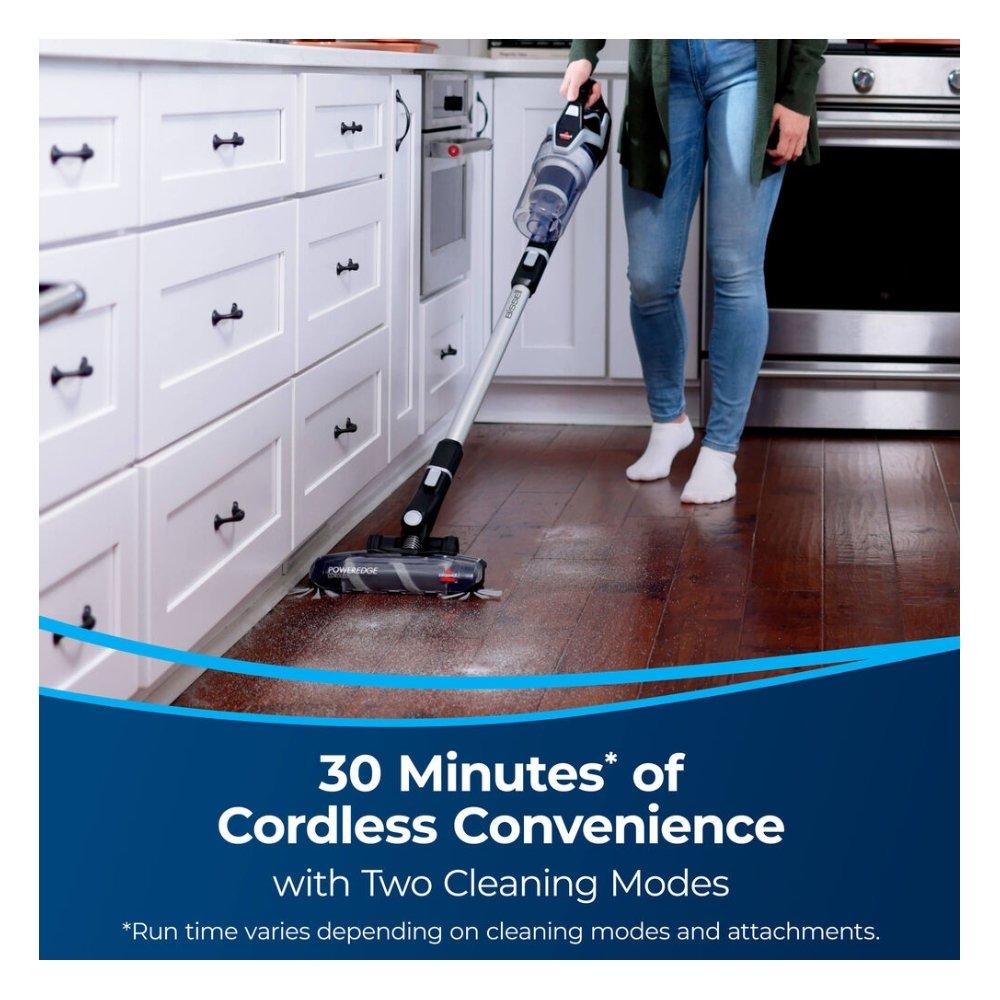 3111G BISSELL | PowerEdge® Cordless Stick Vacuum Cleaner, 21V, Black/Gray