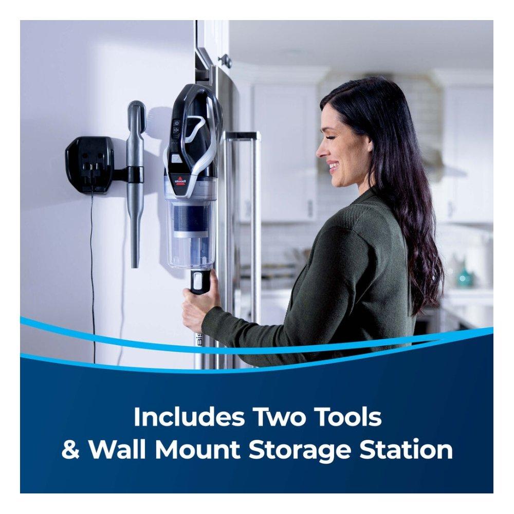 3111G BISSELL | PowerEdge® Cordless Stick Vacuum Cleaner, 21V, Black/Gray