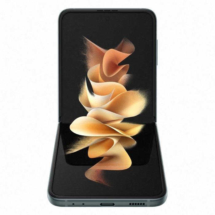 هاتف سامسونج جالكسي Z فليب 3 5جي بسعة 256 جيجابايت - أخضر