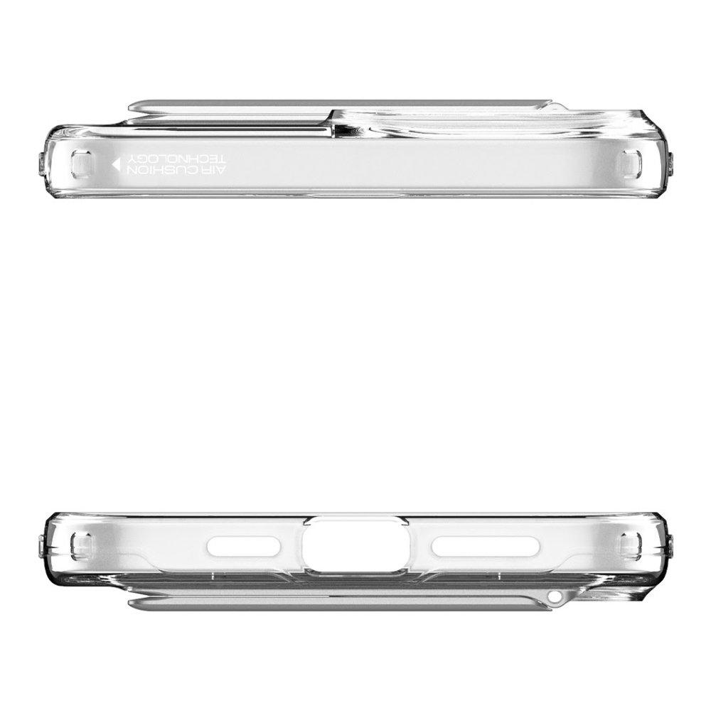 غطاء حماية سليم ارمور مع حامل لهاتف ابل ايفون 13 برو من سبيجن - شفاف