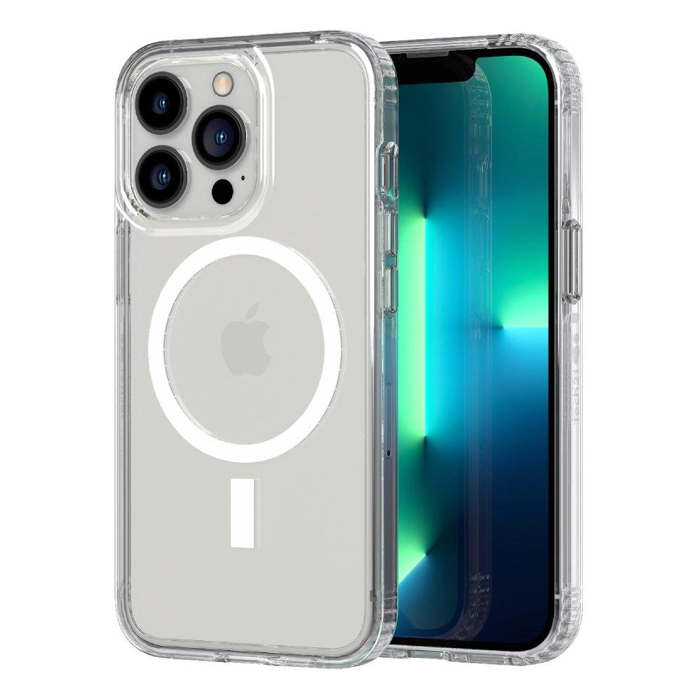 غطاء حماية لهاتف ابل ايفون 13 برو مع ماجسيف من تيك21 - شفاف