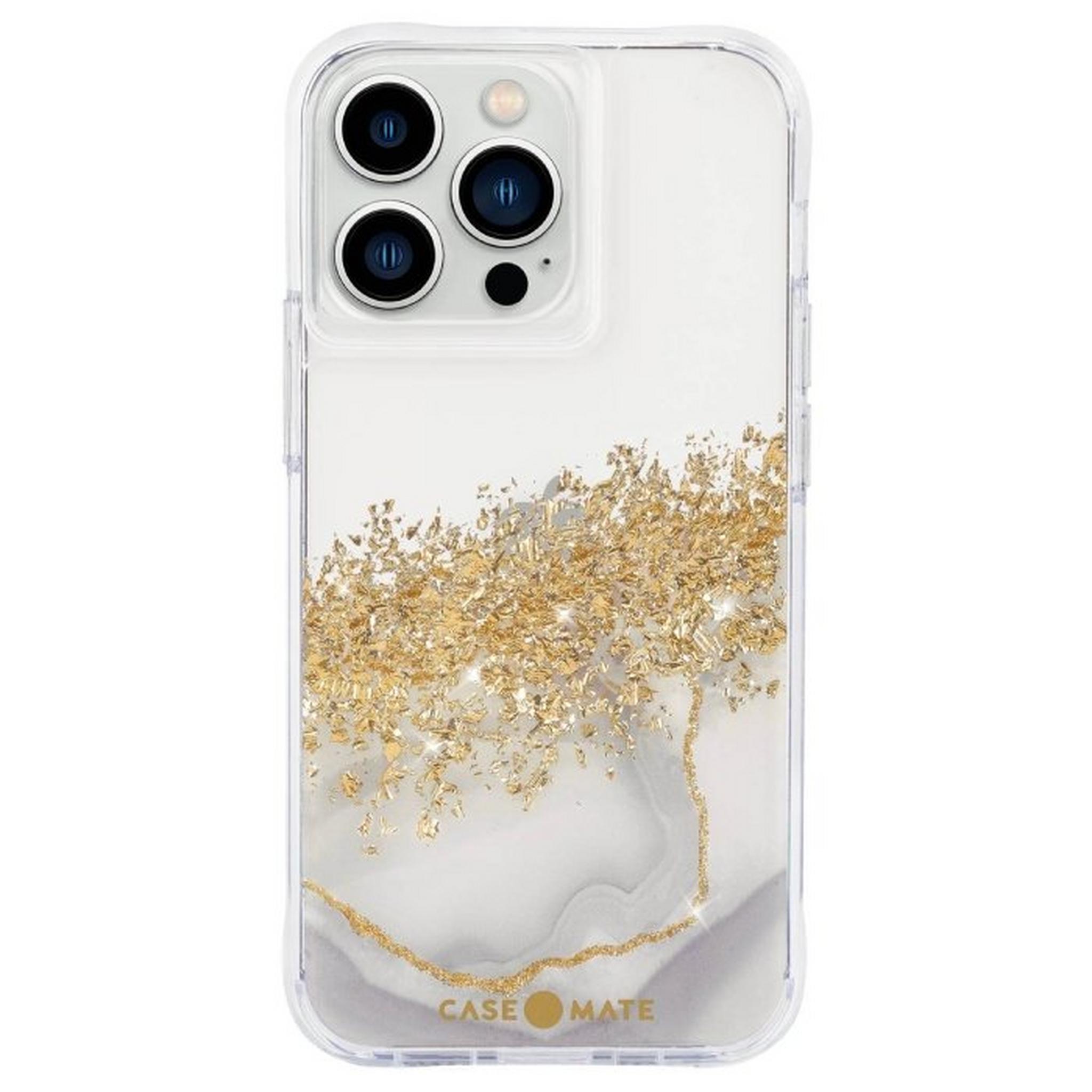 Case-Mate Karat Marble Cover for iPhone 13 Pro - Clear