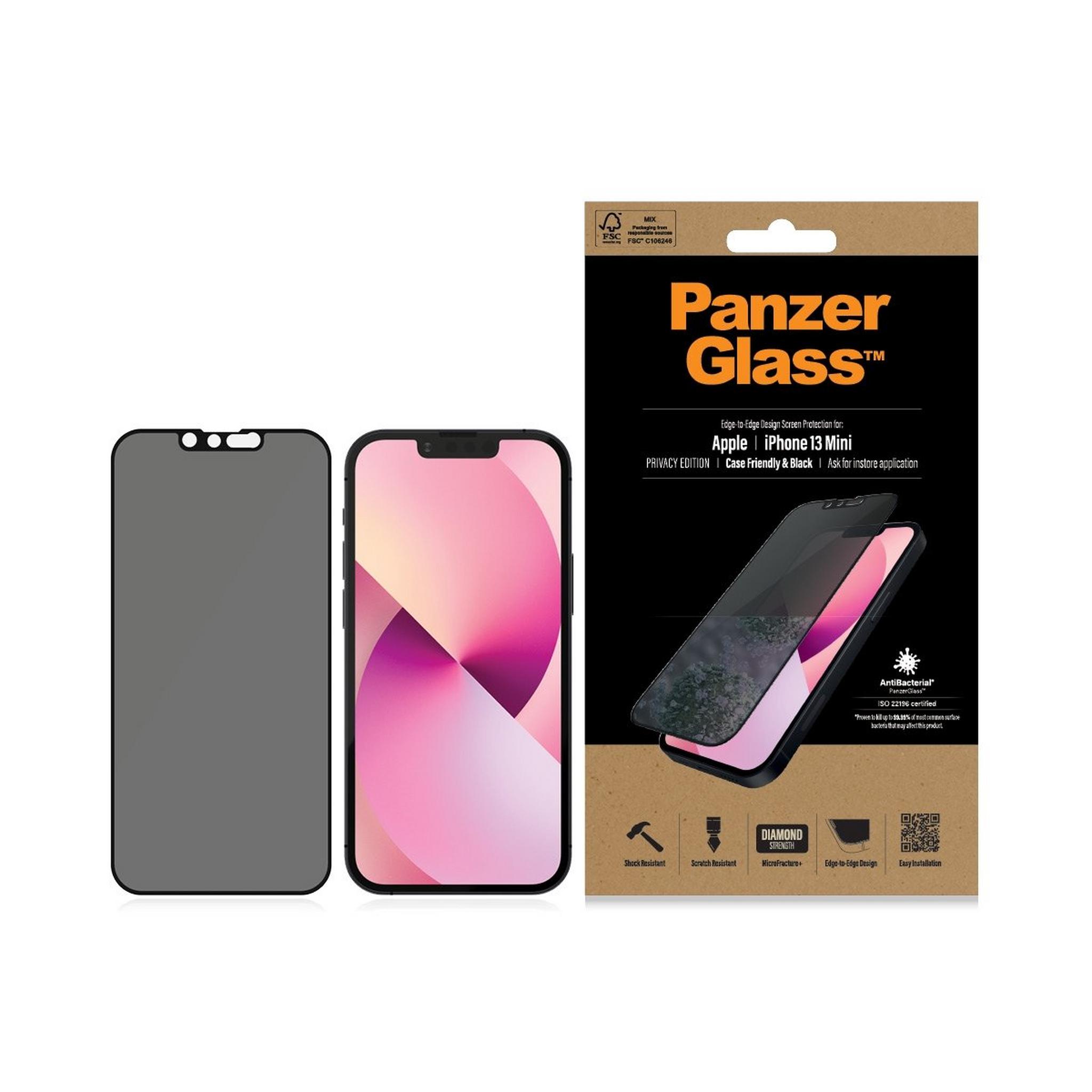 Panzer iPhone 13 Mini Screen Protector - Privacy