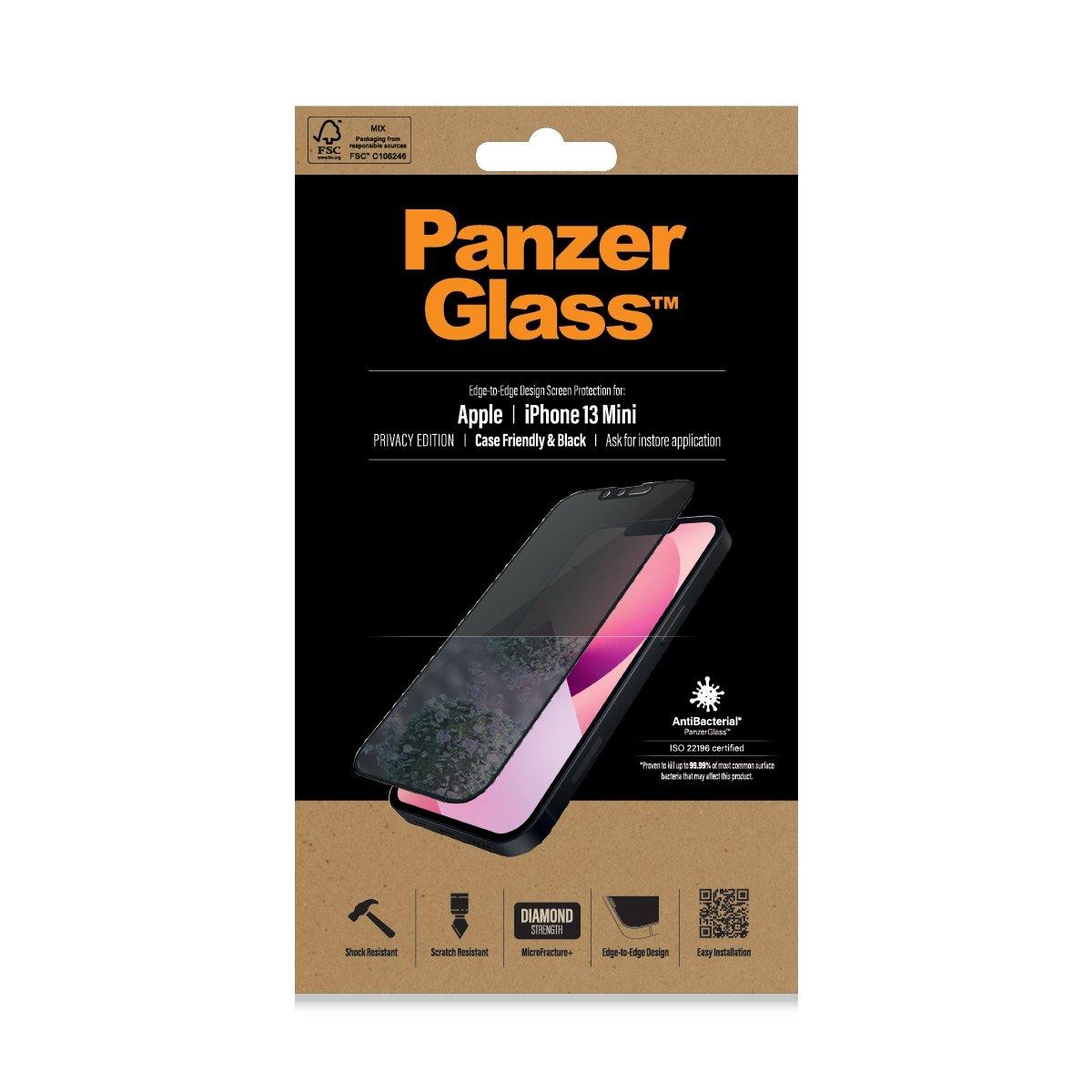 Panzer iPhone 13 Mini Screen Protector - Privacy