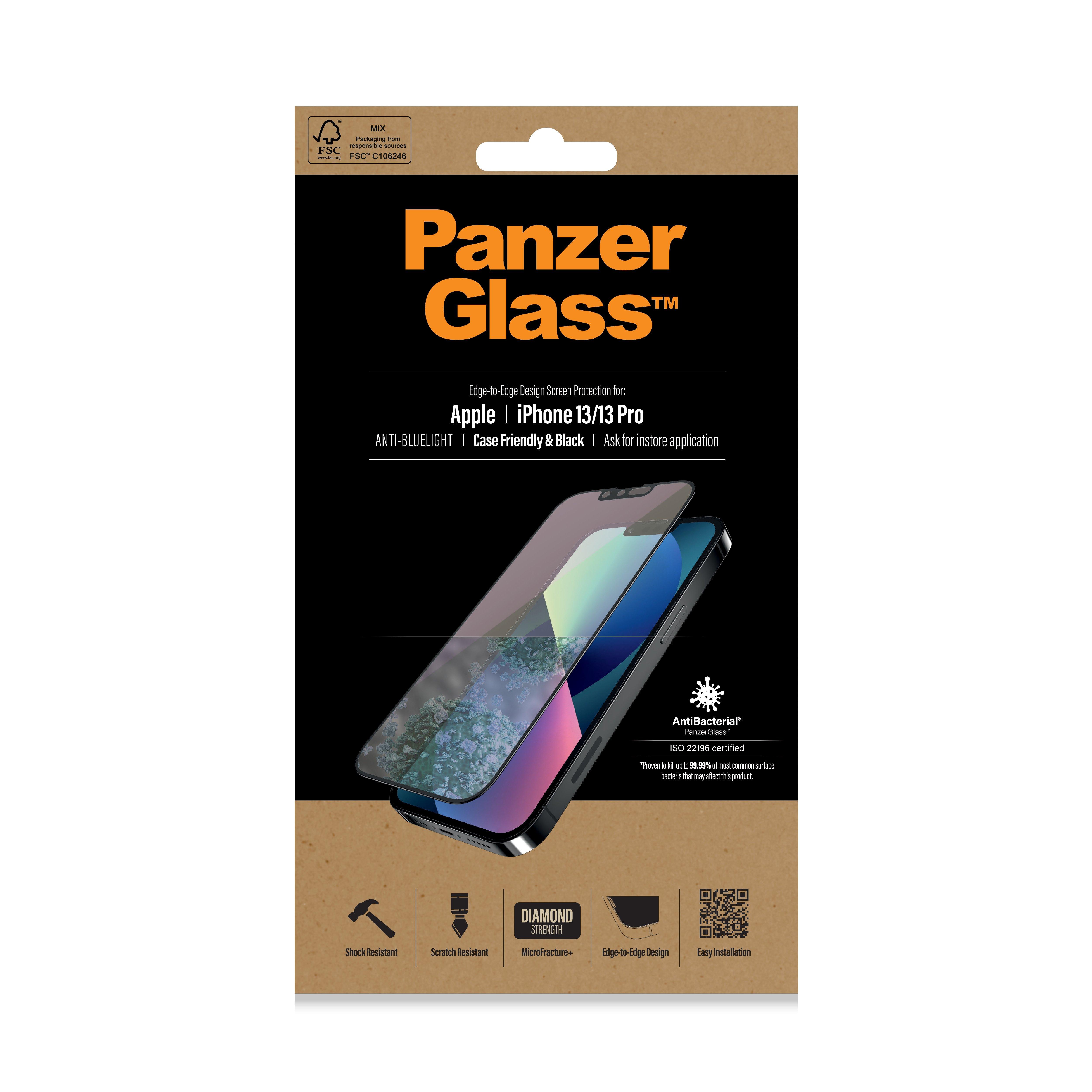 Panzer iPhone 13 Pro Screen Protector - Anti-Bluelight