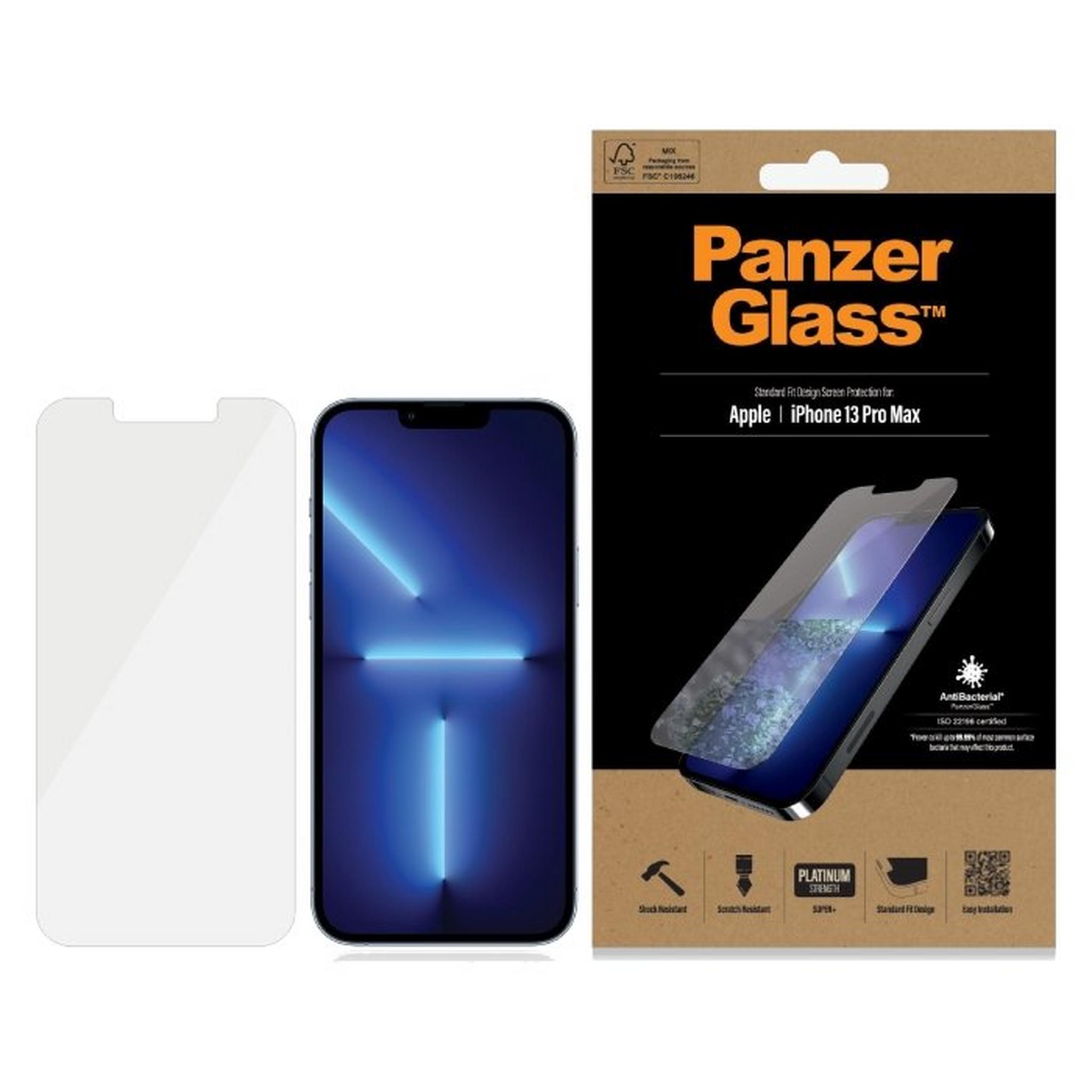 Panzer iPhone 13 Pro Max Standard Glass Screen Protector - Clear