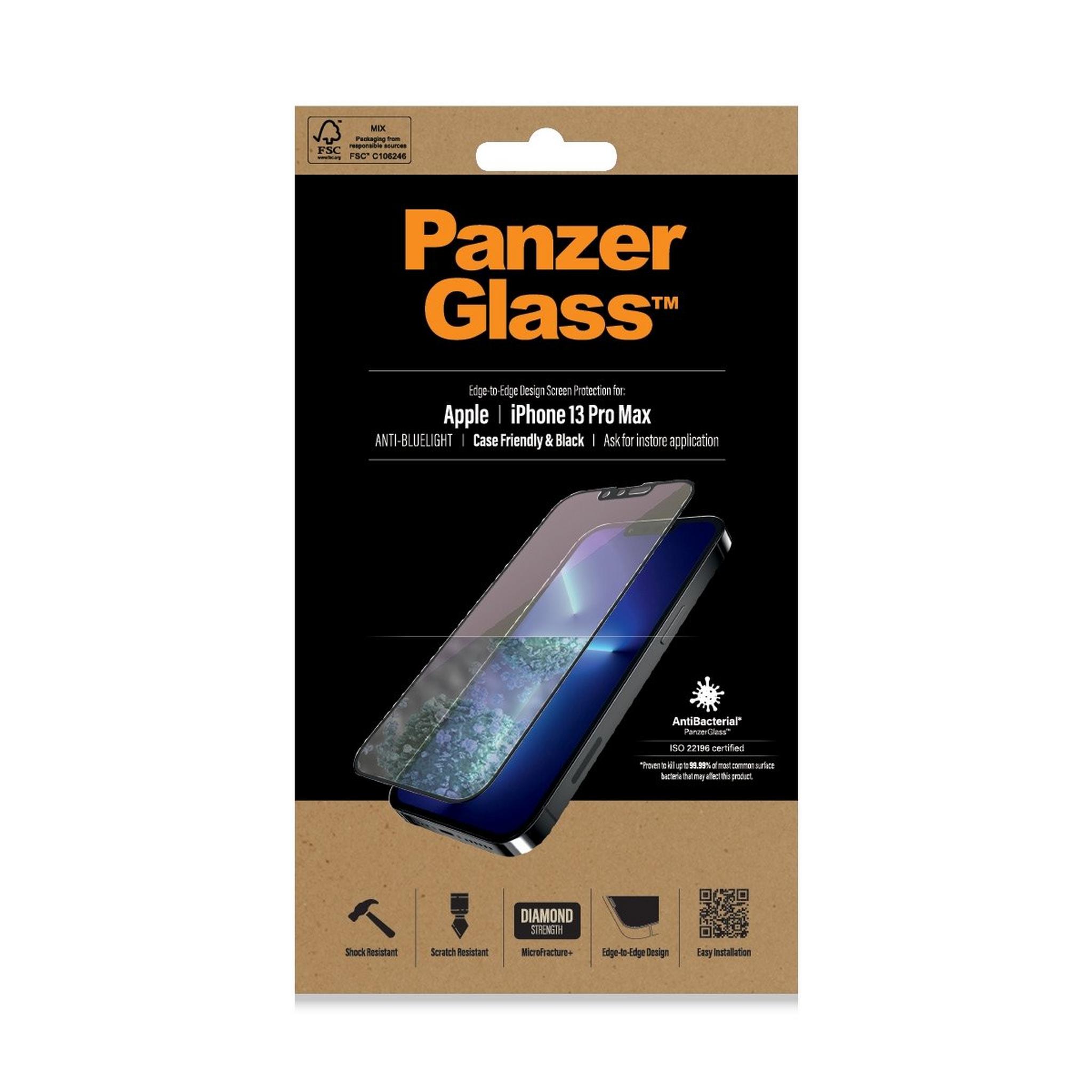 Panzer iPhone 13 Pro Max Screen Protector - Anti Bluelight