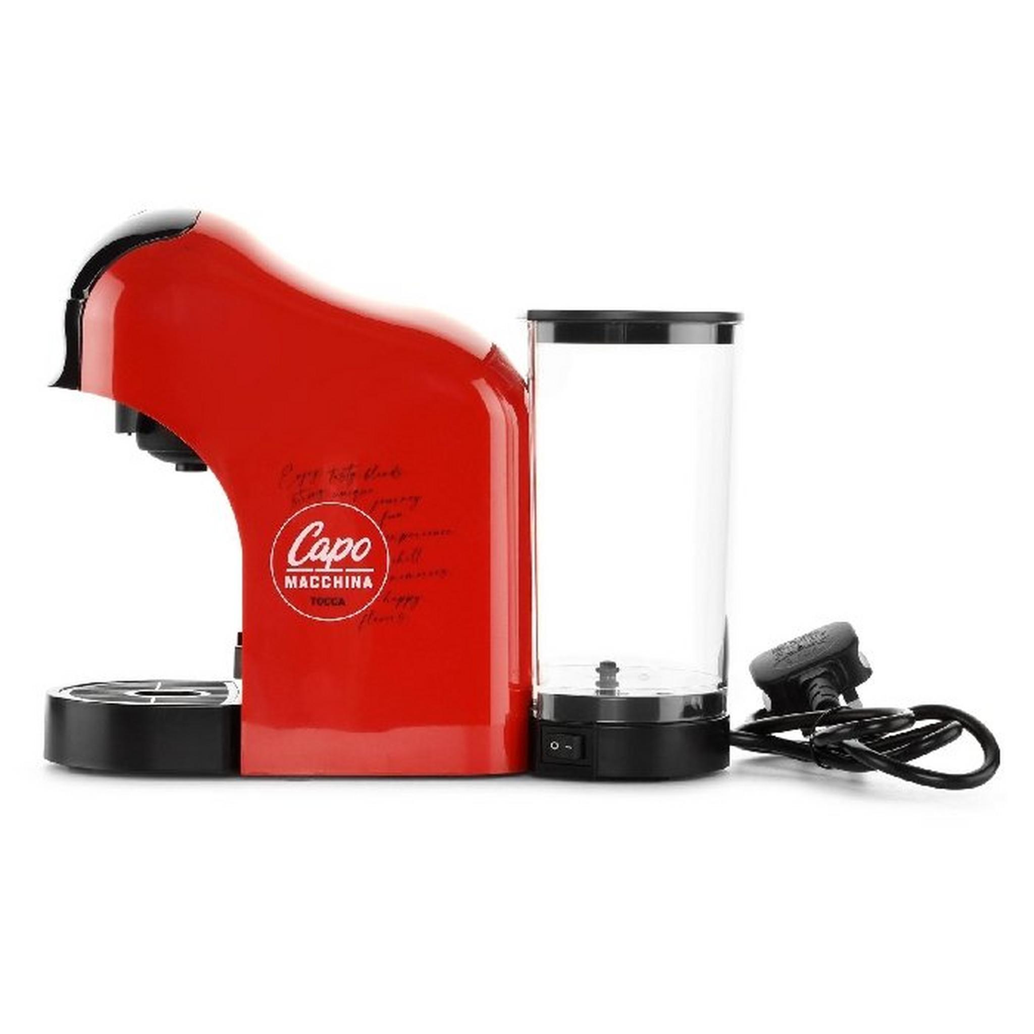 IL Capo Tocca Coffee Machine, Dolce Gusto Capsules Compatible, 1450W, 1L, Red (CM201)